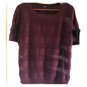 CHIC by JACOB short sleeve summer sweater